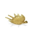 thumbnail image 6 of 10" Textured Gold Antler Metal Handmade Tray, 6 of 10