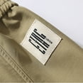 thumbnail image 6 of Big & Tall Cargo Pants Pleated Wide Leg Baggy Tactical Pants Multi Pockets Men High Waited Twill Trousers Fall 3XL, Khaki, 6 of 7