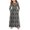 13Dark Gray, variant on Kids Long Sleeve Maxi Dress with Side Pockets Boho Printed A-Line Long Dresses for Girls Black 120