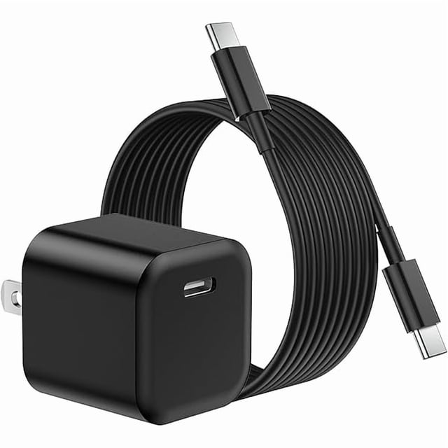 ccwonima USB C Charger Cube, Mini USBC Fast Charging Block Adapter Type C Box Wall Charger Plug+6FT USB C Cable for iPhone 17 Air 16 15 Pro Max Plus, iPad10/Pro/Air5/Mini6, Samsung Galaxy S24 A16 A15