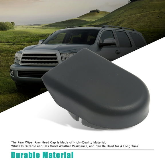 Rear Windshield Wiper Arm Cover Cap Black for 2008-2020 Toyota Sequoia