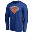 thumbnail image 2 of Men's Blue New York Knicks Primary Team Logo Long Sleeve T-Shirt, 2 of 3