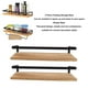 thumbnail image 3 of Estante De Almacenamiento Flotante, 2 Uds., Estante Montado En La Pared, Estilo Simple, 3 of 7