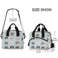 thumbnail image 2 of FORMRS Reusable Lunch Bag for Work School Leakproof Insulated Cooler with Adjustable Shoulder Strap, Cute Cat Faces, 2 of 6