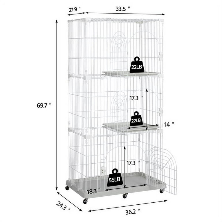 Cat hot sale tower cage