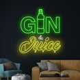 thumbnail image 3 of Handmadetneonsign Gin & Juice Neon Sign, Gin And Juice LED Light, Gin Juice Neon Light, Cocktail, 3 of 5
