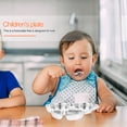 thumbnail image 2 of 1 Pce Assiette pour Enfants en Acier Inoxydable 304 Assiette Alimentaire Assiette Ménagère, 2 of 6