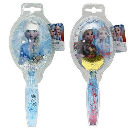 Frozen 2 Printed Hair Brush with Floating Confetti- SHIP 1 PC RANDOMLY