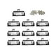 thumbnail image 5 of 10x Abrazadera de portapapeles de metal Zulema Clips portapapeles montables, 5 of 8