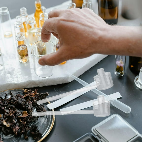 WHAMVOX 20pcs Perfume Refill Pump Mini Plastic Cosmetic Dispenser Pump Liquid Transfer Tool for Small Travel Refillable Perfume Atomizer Spray Bottles