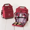 Personalized Red Picnic Cooler Set