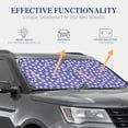 thumbnail image 4 of Haiem Daisies Flowers Car Windshield Sun Shade (2 Pieces) Foldable Windshield Sun Shade Car Accessories for Truck SUV Pickup-Small, 4 of 7