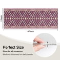 thumbnail image 5 of Brown Ethnic Pattern Kitchen Rug Mat,Kitchen Runner Rugs Non Skid Washable,Decorative Kitchen Floor Mats for Kitchen,Sink,Laundry,17"X47", 5 of 5