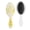 Sunny Go, variant on Cute Cartoon Seahorse Hair Styling Brush - Coastal Underwater Design with Smooth Detangling Bristles, Ergonomic Handle for All Hair Types, Reduces Breakage & Frizz (Tropical, Seashell, Waves Pattern)