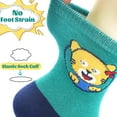 thumbnail image 4 of Non-Slip Baby Socks With Grips 12 Pairs Anti Slip Cartoon Toddler Socks For 6-12 Month Infant 1-7 Years Boys Kids, 4 of 5