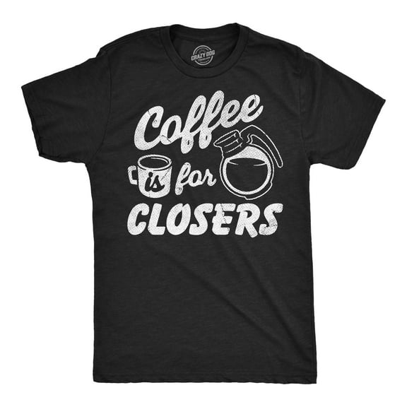 Mens Funny T Shirts Coffee Is for Losers Sarcastic Graphic Novelty Tee for Men Graphic Tees