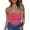 Pink, variant on Alkepwun Double Lined Tube Tops for Women Solid Color Going Out Crop Sleeveless Tank Bandeau Strapless Casual Shirts
