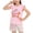 Pink, variant on Cethrio Girls Summer Outfit Sets, 2 Piece Short Sleeve Knitting Cotton Printed Kids' Clothing Sets Pink Size 6