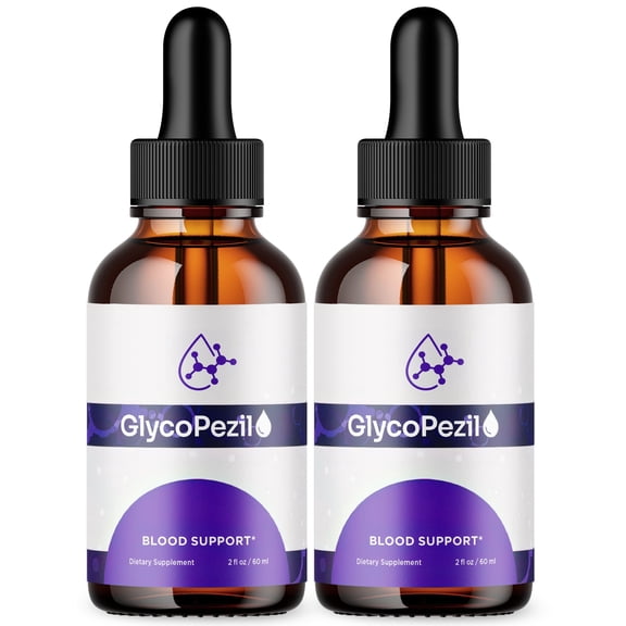 Glycopezil Advanced Formula Drops Natural Support Supplement Glyco Pezil 60 Servings