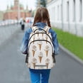 thumbnail image 6 of FORMRS Kids School Backpack Elementary Student Unisex Travel Bookbag with Reflective Stripes, Cartoon Ice Cream Pattern, 6 of 7