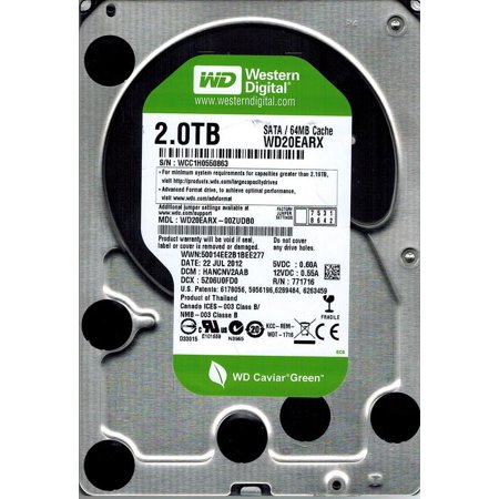 Western Digital WD20EARX-00ZUDB0 2TB DCM: HANCNV2AAB