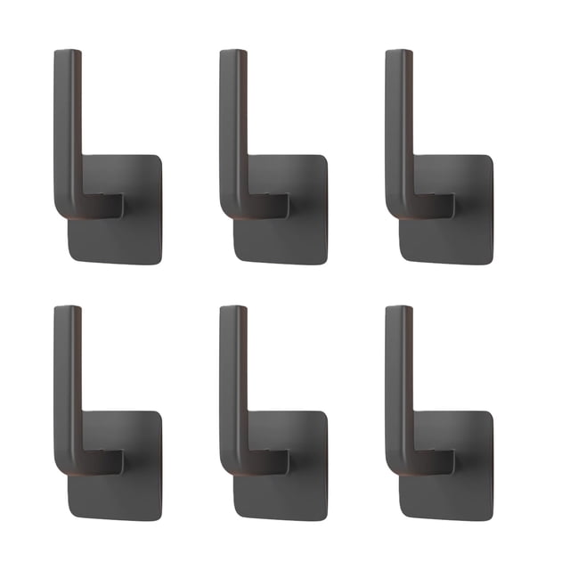 6PC Wall Mounted Hat Organizer Rack For Baseball Caps Display Holder Hanger Closet Storage