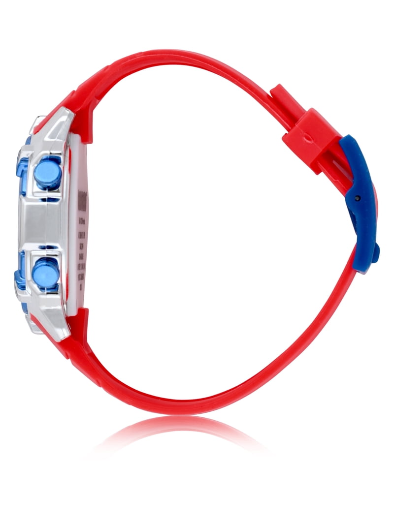GSM4222WM Super Mario Kids Flashing Lights LCD Watch with Plastic