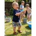 thumbnail image 5 of BemeyourBBs Toddler Baby Boy Summer Outfits Infant Baby Boys Clothes Cute Crayfish Lobster Sailboat Embroidery Short Sleeve T Shirt Tops and Pockets Plaid Shorts Set, 5 of 9