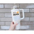 thumbnail image 2 of xianyou-(3Pcs) Be A Goldfish Happiest Animal On Earth Sticker for Water Bottles, Car Sticker, Book Sticker (3 Inches), 2 of 4