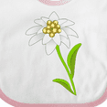 thumbnail image 4 of Inktastic Edelweiss- Flower Boys or Girls Baby Bib, 4 of 4