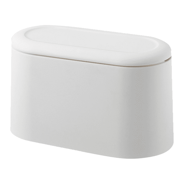Mini Trash Can with Lid Removable Small Garbage Can, Tiny Plastic