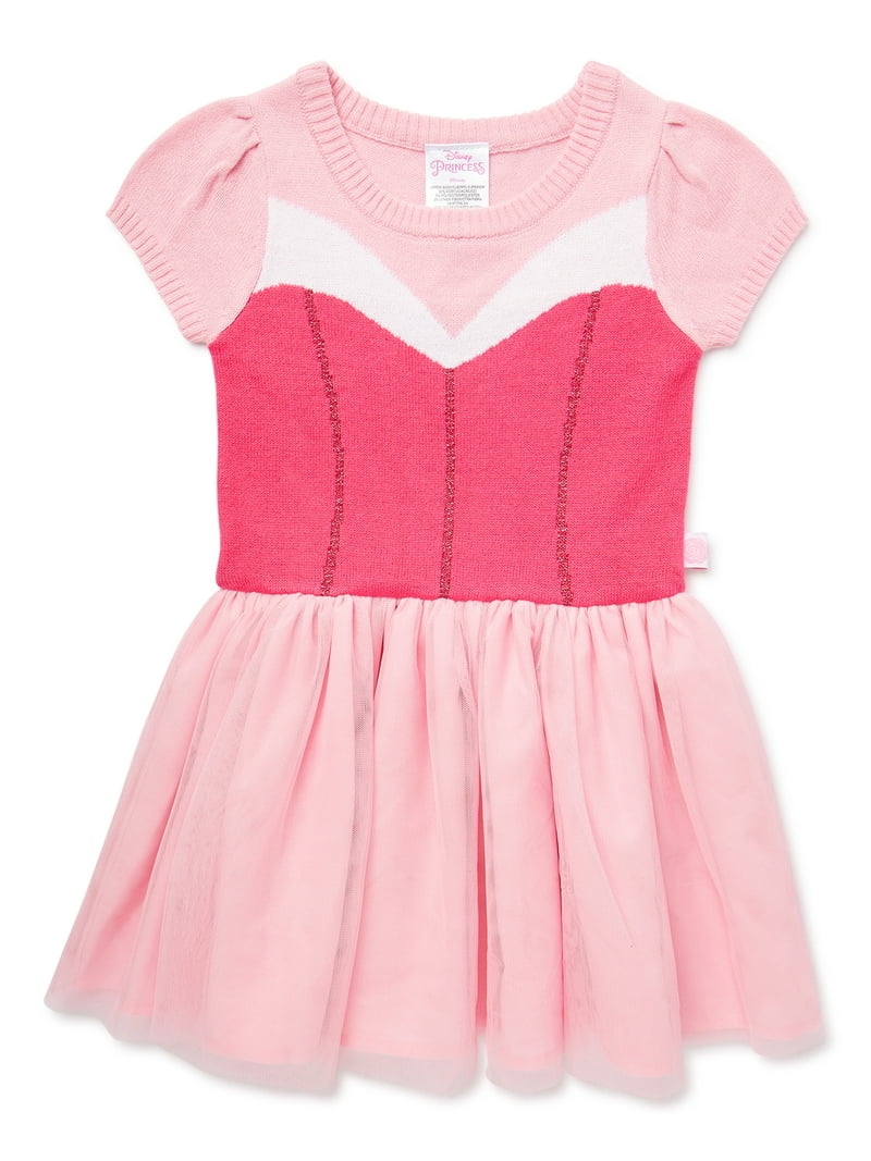 Disney Princess Toddler Girl Sleeping Beauty Cosplay Sweater Dress, Sizes  12M-5T - Walmart.com
