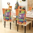 thumbnail image 3 of Decorative Chair Back Cover One Size x6 Chair Cover Dining Chair Slipcovers Chair Back Decoration Festival Chair Decoration Lovely Green Frog, 3 of 6