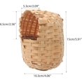 thumbnail image 2 of Large Natural Finch Nest for Cages - Bamboo Handmade Bird House, 2 of 8