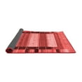 thumbnail image 2 of Ahgly Company Indoor Square Abstract Red Contemporary Area Rugs, 3' Square, 2 of 4