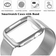 thumbnail image 2 of Metal Magnetic Bands Compatible for Apple Watch Band 40mm with Case,Silver, 2 of 5