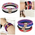 thumbnail image 2 of EeaseCA Bohemian Style Bracelet Colorful Handmade Bracelet Elastic Wrist String, 2 of 7