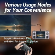 RG35XXH Handheld Game Console,3.5Screen,3300mAh Battery,5G WiFi Bluetooth HD and TV Output Purple