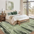 thumbnail image 3 of FairOnly Green 9'x12'Abstract Area Rug for Living Room Modern Non Slip Ultra Thin&Soft Indoor Floor Cover for Bedroom Kitchen Laundry, 3 of 7