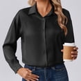thumbnail image 3 of Women's rayon top, button-down blouse, sleeveless business casual, 3 of 9