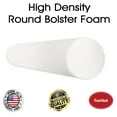 thumbnail image 1 of FoamRush 3" Diameter x 15" Long High Density Round Bolster Upholstery Foam Roller (Ideal for DIY Projects, Organizing, Decorating, Arts and Crafts), 1 of 1