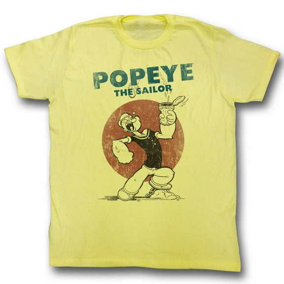 Popeye Comics Still4Sail Adult Short Sleeve T Shirt