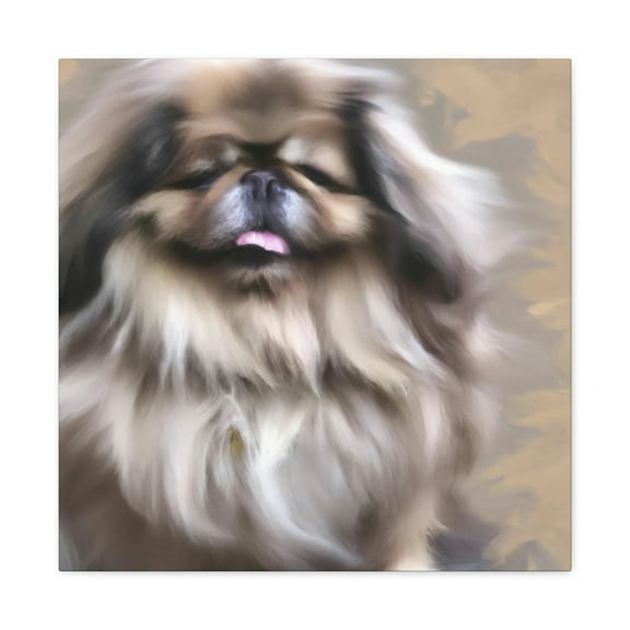 Pekingese at Playtime - Canvas