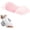 Pink, variant on Sciatica Pillow, Ergonomic Memory Foam Lumbar Support Pillow for Bed, Waist Support for All Sleepers