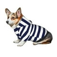 thumbnail image 7 of Haiem Navy Blue And White Stripes for Winter Dog Hoodie Sweatshirts with Pockets Warm Dog Clothes for Small Dogs Chihuahua-XX-Large, 7 of 7