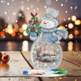 thumbnail image 3 of Adorno de diamantes de cristal, muñeco de nieve navideño, decoración del hogar hecha a mano (#6), 3 of 9