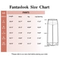 thumbnail image 7 of Fantaslook Capri Pants for Women Wide Leg Sweatpants Harem Palazzo Baggy Pants with Pockets, 7 of 7