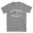 thumbnail image 1 of West Bridgewater Massachusetts Patriot Men's Cotton T-Shirt, 1 of 1