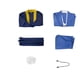 thumbnail image 4 of Peluca de disfraz de Jinshi para cosplay, Anime The Apothecary Diaries, túnica azul, uniforme, tocado, Kusuriya No Hitorigoto, Halloween, mujeres y hombres, 4 of 4