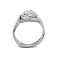 thumbnail image 3 of 2.18 Ct Round Cut AAA Zirconia Stainless Steel Engagement Ring Women's Size 6, 3 of 5